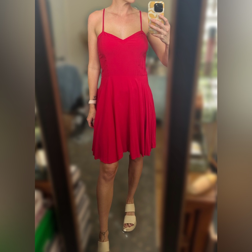 Cotton On Super Soft Red Dress